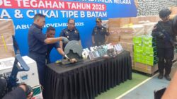 Dipimpin Zaky Firmansyah, Bea Cukai Batam Bukukan 1.823 Penindakan Sepanjang 2025